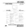 SONY CPD220AS_1 Service Manual cover photo