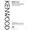 KENWOOD DPC141 Owner's Manual cover photo