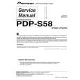 PIONEER PDP-S58 Service Manual cover photo