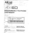 AKAI AX60 Owner's Manual cover photo