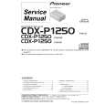 PIONEER CDX-1250 Service Manual cover photo