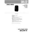 SONY SRS37 Service Manual cover photo