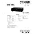 SONY STR-GX211 Service Manual cover photo