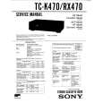 SONY TC-KRX470 Service Manual cover photo