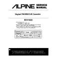 ALPINE 7292L Service Manual cover photo