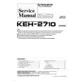 PIONEER KEH2710 Service Manual cover photo