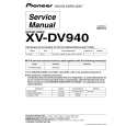 PIONEER XVDV940 Service Manual cover photo