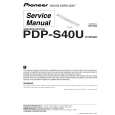 PIONEER PDP-S40U Service Manual cover photo