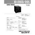 SONY XOD10CD Service Manual cover photo