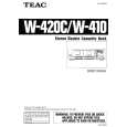 TEAC W420C Owner's Manual cover photo