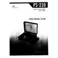 SONY PS230 Service Manual cover photo