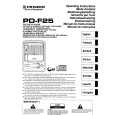 PIONEER PDF25 Owner's Manual cover photo