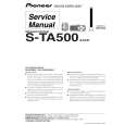 PIONEER S-TA500/XJC/E Service Manual cover photo