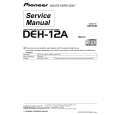 PIONEER DEH-12A Service Manual cover photo