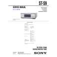 SONY STS9 Service Manual cover photo