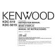 KENWOOD KDC519 Owner's Manual cover photo