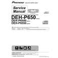 PIONEER DEH-P650 Service Manual cover photo