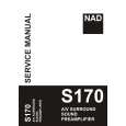 NAD S170 Service Manual cover photo