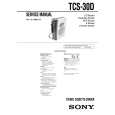 SONY TCS30D Service Manual cover photo
