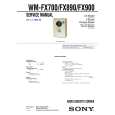 SONY WM-FX700 Service Manual cover photo