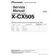 PIONEER X-CX505/GFXJ Service Manual cover photo