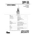 SONY SPP-55 Owner's Manual cover photo