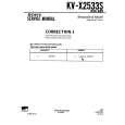 SONY KVX2533S Service Manual cover photo