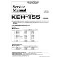 PIONEER KEH1155 X1M/ES Service Manual cover photo