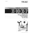 TEAC X10 Owner's Manual cover photo