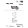 SONY SRS-T88 Service Manual cover photo