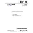 SONY SRF-H4 Service Manual cover photo