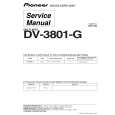 PIONEER DV-3801-G Service Manual cover photo