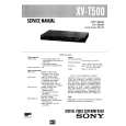 SONY XVT500 Service Manual cover photo