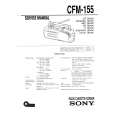 SONY CFM-155 Service Manual cover photo