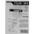 SONY ST-20F Service Manual cover photo