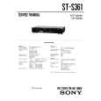 SONY STS361 Service Manual cover photo