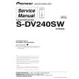 PIONEER S-DV240SW/XTW/EW Service Manual cover photo