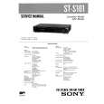 SONY STS101 Service Manual cover photo