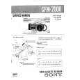 SONY CFM2000 Service Manual cover photo