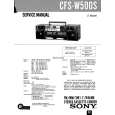SONY CFSW500S Service Manual cover photo