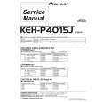 PIONEER KEH-P4015J Service Manual cover photo