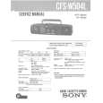SONY CFSW504L Service Manual cover photo