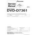 PIONEER DVD-D7361/ZUCYV/WL Service Manual cover photo