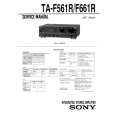 SONY TA-F561R Service Manual cover photo