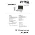 SONY DVPFX705 Service Manual cover photo