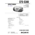 SONY CFDS300 Service Manual cover photo