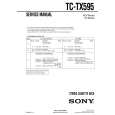 SONY TCTX595 Service Manual cover photo