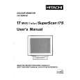 HITACHI CM1786MAD Owner's Manual cover photo