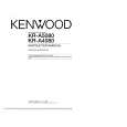 KENWOOD KRA4080 Owner's Manual cover photo