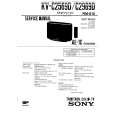 SONY KVC2569D Service Manual cover photo